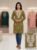 Olive green embroidered single kurti